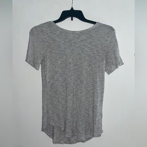 old navy active wear black and white stripe shirt, originally $17.99